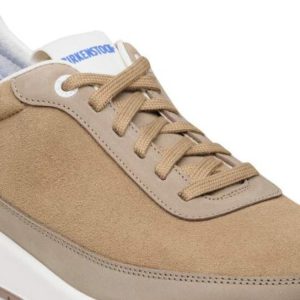 Birkenstock Honnef City Mixed Leather Shoe | Gray Taupe | Reg Width – Men’s